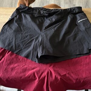 Avita Black Athletic Shorts